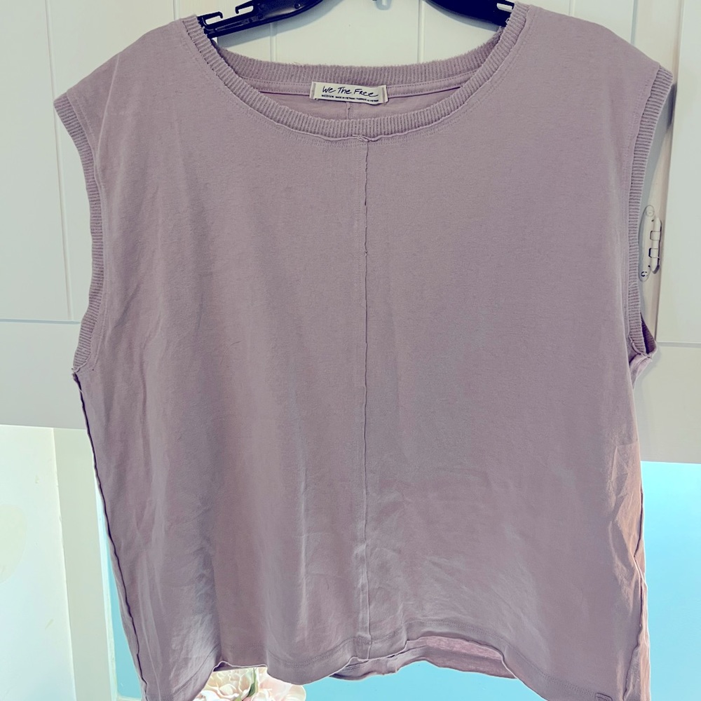 We the Free Light Purple Top